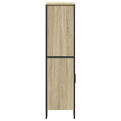 Acheter vidaXL Buffet haut chêne sonoma 79,5x35,5x137,5 cm bois d'ingénierie