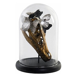 Figurine Décorative DKD Home Decor Métal Résine Verre Glam