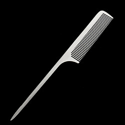 acier inoxydable salon coiffure coiffeur coiffure coupe peigne brosse à cheveux k8 pas cher