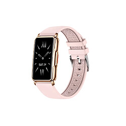 Eko Montre Connectée 5.0 avec Anti-vol et Bracelet en Silicone Rose