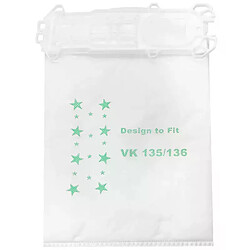 Sac à ordures pour aspirateur Vorwerk VK135 FP136, pour drone VK369, sac à poussière, sac en tissu, accessoires, 10 pièces