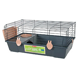 ZOLUX Cage pour cochon d'inde en plastique recyclé Ehop rose.