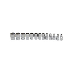 Jeu de douilles multi-empreintes BGS TECHNIC - 6,3 mm - 13 pcs - 2150