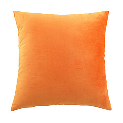 housse de coussin décorative housse de coussin en velours taie d'oreiller orange 60 x 60cm