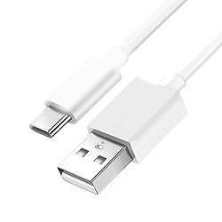 Câble USB 2A vers USB-C Charge et Synchronisation 1m Original Realme Blanc