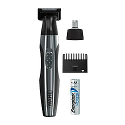 WAHL 05604-035 - Tondeuse multifonction Quick Style Lithium - A pile avec tetes rincables a leau - Retouches de precision