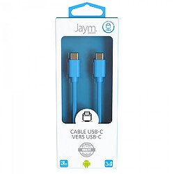 Acheter Jaym Câble USB-C vers Type-C 3A - 1,5 mètres - Collection POP - Bleu