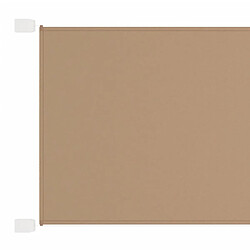 vidaXL Auvent vertical Taupe 140x360 cm Tissu oxford