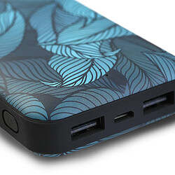 Wondee - Chargeur Portable Belyo 10 000 mAh, Design Feuilles avec 2 Ports Compatible avec Smartphones, tablettes et Plus pas cher