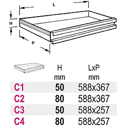 BETA Séparateurs transversaux ST1/ST2 (st1 = c4-c2 - h.80 mm - 088880311)