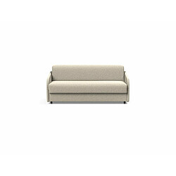 Acheter Inside 75 Canape design EIVOR spring convertible lit 195*140cm tissu bouclé beige