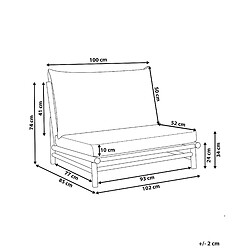 Avis Beliani Chaise de jardin TODI Bois Taupe