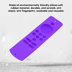 SANAG Housse De Telecommande En Silicone Avec Lanière,Housse De Protection Pour Telecommande,Housse De Protection Antiderapante Et Antichoc, Excellente Sensation Tactile,Pour Fire Tv Stick Lite(Violet)