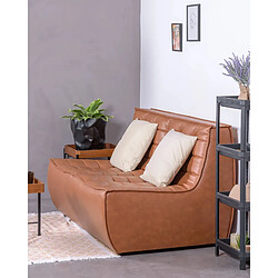 Nest Dream Canapé 2 places en cuir ancien - Lion