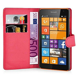 Cadorabo Coque Nokia Lumia 535 Etui en Rouge