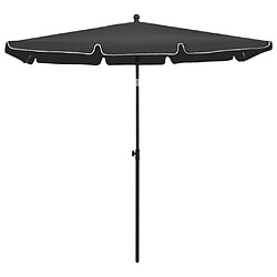 Maison Chic Parasol Jardin | Parasol de jardin avec mat 210x140 cm Anthracite - GKD26025