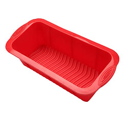 Avis Silicone rectangulaire toast boîte longue miche gâteau moule cuisson moule rouge