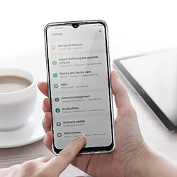 Avizar Coque Samsung Galaxy A32 5G Souple et Film Verre Trempé Dureté 9H transparent pas cher