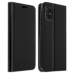 Avizar Étui Samsung Galaxy A51 5G Housse Folio Porte-carte Fonction Support Vidéo Noir