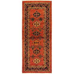 Vidal Tapis de couloir en laine 216x89 orange Kashkuli