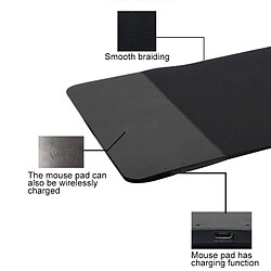 Wewoo Chargeur sans fil Tapis de souris d'ordinateur d'épaississement de d'éclairage standard de QItaille 79x30x0.7cm pas cher