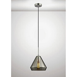 Luminaire Center Suspension Markus Chrome poli 1 ampoule 36cm