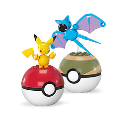 Mattel Pokémon - Jeu de construction MEGA Poké Ball Collection: Pikachu & Nosferapti