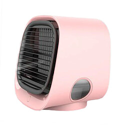 Portable évaporateur Refroidisseur D'air Ventilateur Refroidissement Climatiseur Humidificateur Rose