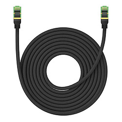 Avis Braided network cable cat.8 Baseus Ethernet RJ45, 40Gbps, 10m (black)