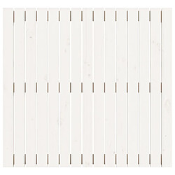 Avis vidaXL Tête de lit murale Blanc 95,5x3x90 cm Bois massif de pin