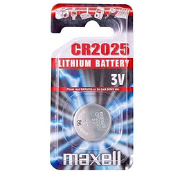 Piles Bouton au Lithium Maxell 3V CR2025 (10 Unités)