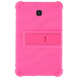 Coque en silicone Souple avec béquille rose pour votre Samsung Galaxy Tab A 8.0 (2018) SM-T387