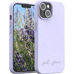 BIGBEN Coque iPhone 14 Natura Lavande - Eco-conçue Just Green