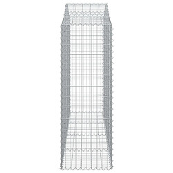 Acheter vidaXL Paniers à gabions arqués 8 pcs 200x50x140/160 cm Fer galvanisé