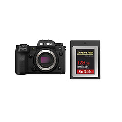 Boîtier FUJIFILM X-H2S + Carte SanDisk 128 Go Extreme Pro CF CFexpress Type B