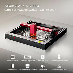 Graveur laser ATOMSTACK A12 Pro 12W, 365 x 305 mm