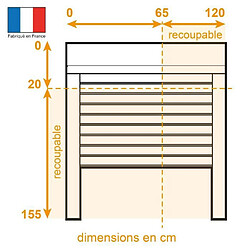 Cstore Volet roulant PVC - Blanc