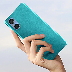 Avis Avizar Coque pour Sony Xperia 5 V Rigide revêtement Simili Cuir Vert