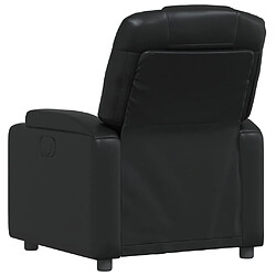 Acheter vidaXL Fauteuil inclinable Noir Similicuir