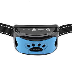 Universal Collier anti-aboiement pour chien de compagnie Commande d'aboiement rechargeable et imperméable pour l'entraînement des chiens Arrêt du grognement Collier pour chien vibrant