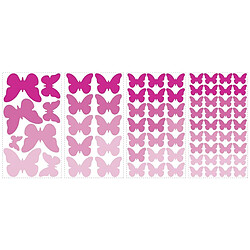 Avis Thedecofactory PAPILLONS ROSES - Stickers repositionnables papillons roses