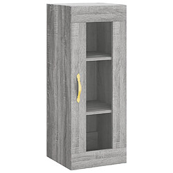 Acheter vidaXL Buffet haut Sonoma gris 34,5x34x180 cm Bois d'ingénierie