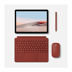 Microsoft Type Cover Surface Go 2 Signature - Clavier AZERTY - Rouge Coquelicot