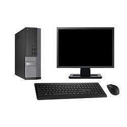 PC Dell 7020 SFF Ecran 19" Intel i3-4130 RAM 16Go Disque Dur 1To Windows 10 Wifi - Occasion