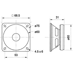 Alpexe VS-FRS7/8S - Haut-parleur (4007540020181)