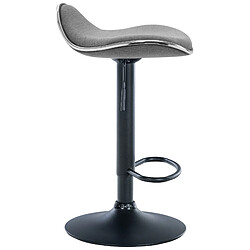 Avis Non Tabouret de bar Shanghai tissu noir