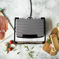 Grill viandes et panini 750w gris/noir - doc232g - LIVOO pas cher