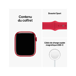 Apple Montre connectée Watch 8 Alu 45mm PRODUCT(RED)/Bracelet Sport