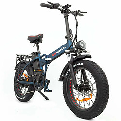 Vélo Électrique DrveTion AT20 - 20*4.0 Pouces Moteur 750W Batterie 48V10Ah Autonomie 35-45KM - Bleu Mat