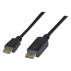 Abi Diffusion DP1.2 vers HDMI1.4 noir - 2m